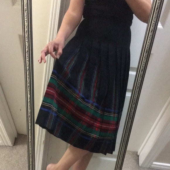 Pendleton | Vintage Plaid Pleated Skirt - Picture 6 of 6